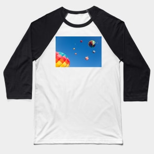 Vibrant Hot Air Balloons Baseball T-Shirt